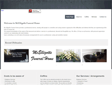 Tablet Screenshot of mcelligottsfuneralhome.com